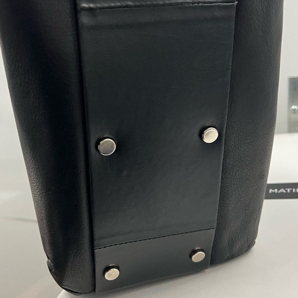 Vic Matie Viola Bucket Bag in Nappa Black leather - Picture 13 of 13